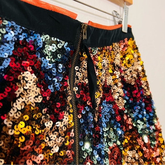 Maeve by Anthropologie Sequin Sparkle Party New Years Party Skirt 6 - Picture 12 of 12
